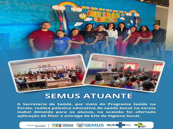 SEMUS ATUANTE - PROGRAMA SAÚDE NA ESCOLA